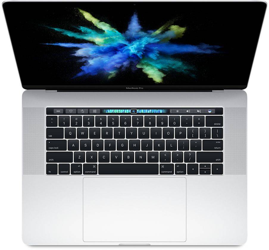 Macbook Pro 15 Silver Touch Bar ID i7 2.7 Ghz 16GB SSD 512GB MLW82