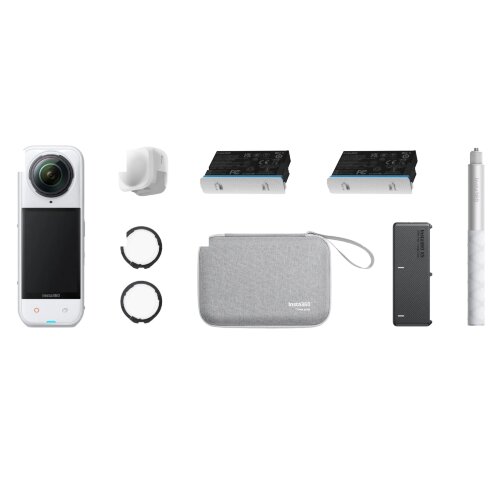 Экшн-камера 360 Insta360 X5 Satin White Essentials Bundle