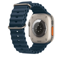 Ремешок для Apple Watch 49mm Ocean Band - Синий (Blue)