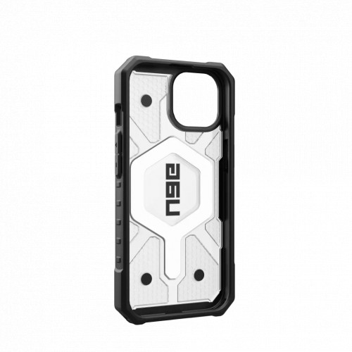 Защитный чехол Uag Pathfinder Clear для iPhone 15 с MagSafe - Лед (Ice)