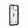 Защитный чехол Uag Pathfinder Clear для iPhone 15 с MagSafe - Лед (Ice)