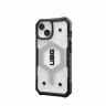 Защитный чехол Uag Pathfinder Clear для iPhone 15 с MagSafe - Лед (Ice)