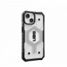 Защитный чехол Uag Pathfinder Clear для iPhone 15 с MagSafe - Лед (Ice)