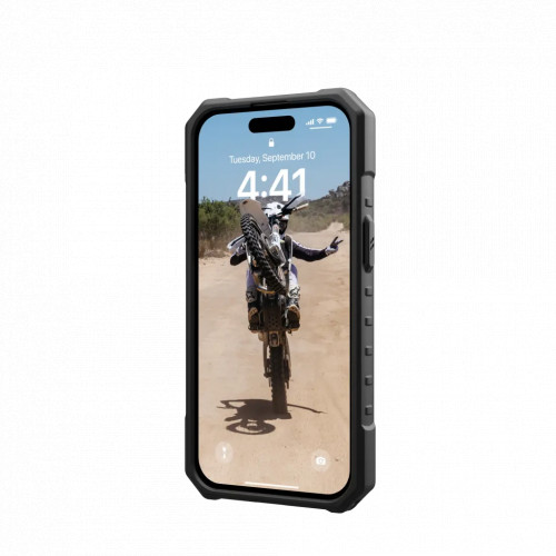 Защитный чехол Uag Pathfinder Clear для iPhone 15 с MagSafe - Лед (Ice)