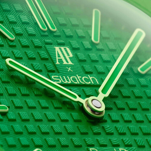 Карманные часы Audemars Piguet Swatch Royal Pop Green Eight (Зеленый)