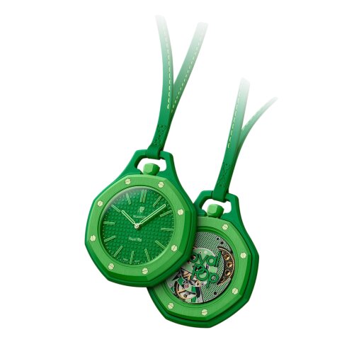 Карманные часы Audemars Piguet Swatch Royal Pop Green Eight (Зеленый)