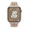 Apple Watch Series 9 41mm, Starlight Aluminum Case with Nike Sport Band - Desert Stone