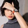 Apple Watch Hermes Series 12 42mm, классический кожаный оранжевый ремешок