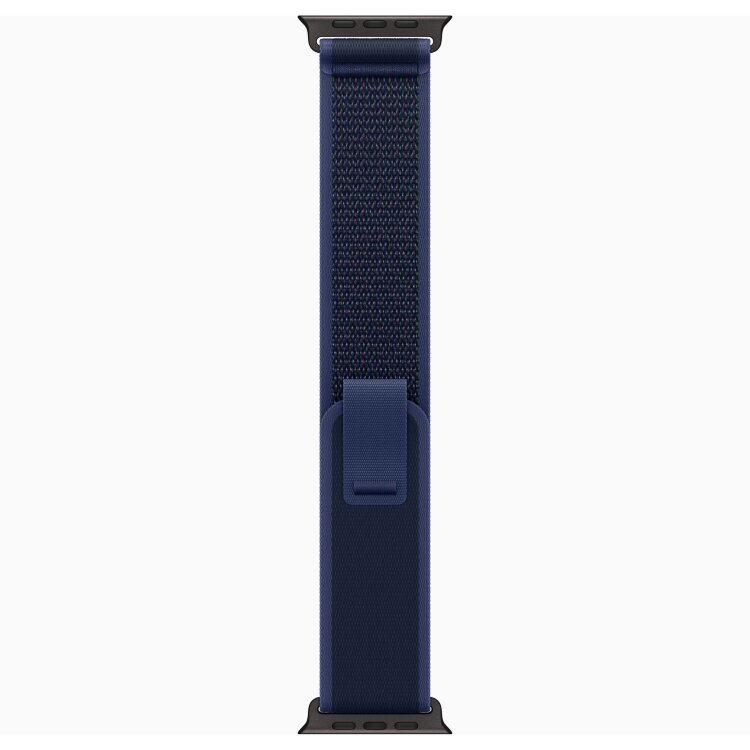 Ремешок для Apple Watch Ultra 49mm Trail Loop Black Titanium (S/M) - Blue (Синий)