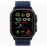 Ремешок для Apple Watch Ultra 49mm Trail Loop Black Titanium (S/M) - Blue (Синий)