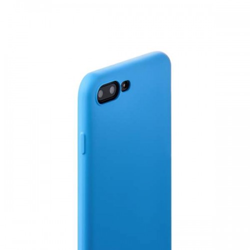 Силиконовая чехол-накладка Deppa Gel Air для iPhone 8 Plus и 7 Plus - Голубой