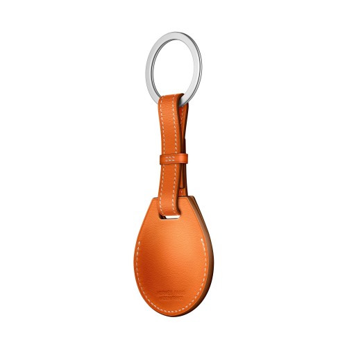 Брелок AirTag Hermes Orange для ключей с кольцом