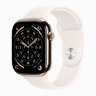 Apple Watch Series 11 42mm, Gold Titanium Case with Sport Band - Light Blush
