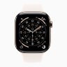 Apple Watch Series 11 42mm, Gold Titanium Case with Sport Band - Light Blush