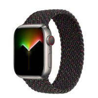 Apple Watch Series 7 41 мм, Titanium, плетеный монобраслет «Зелёные холмы»