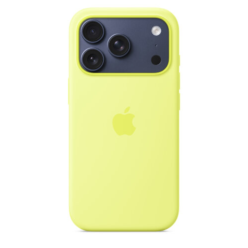Силиконовый чехол для iPhone 17 Pro с MagSafe - Неоновый/Желтый (Neon Yellow)