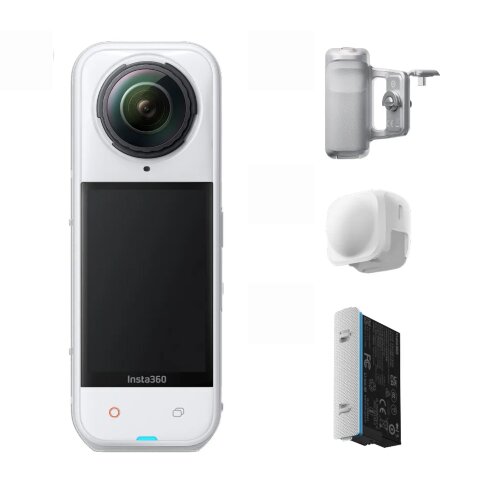 Экшн-камера 360 Insta360 X5 Satin White Photography Grip Bundle