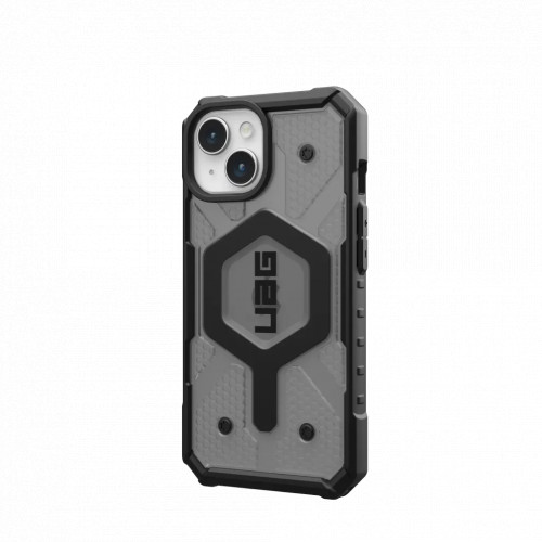 Защитный чехол Uag Pathfinder Clear для iPhone 15 с MagSafe - Пепел (Ash)