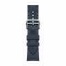 Apple Watch Hermes Ultra 2 49mm Titanium, спортивный ремешок Kilim синий