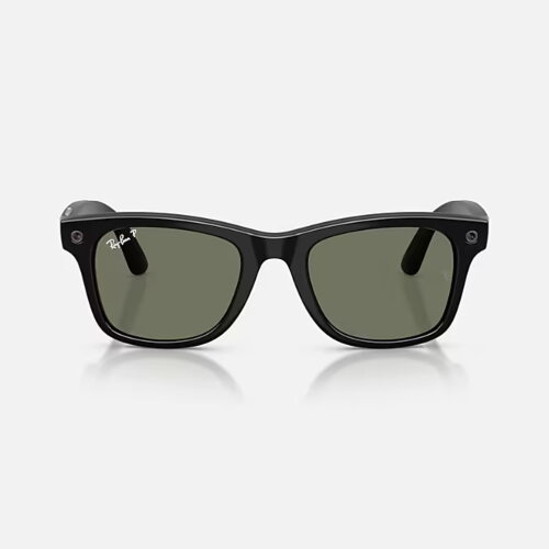 Ray-Ban Meta Gen 3 Wayfarer (черный полированный / поляризационные зеленые)