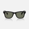 Ray-Ban Meta Gen 3 Wayfarer (черный полированный / поляризационные зеленые)