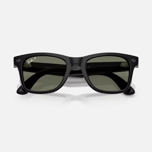 Ray-Ban Meta Gen 3 Wayfarer (черный полированный / поляризационные зеленые)