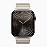 Apple Watch Series 10 42mm Slate Titanium Case with Natural Link Bracelet