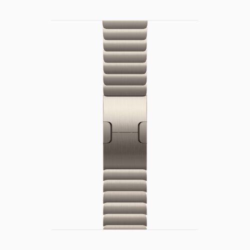 Apple Watch Series 10 42mm Slate Titanium Case with Natural Link Bracelet