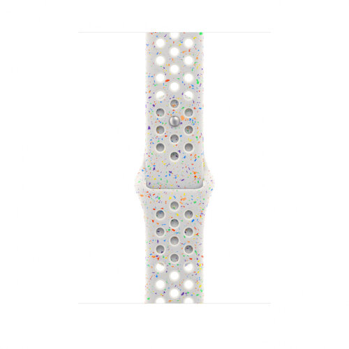 Спортивный ремешок для Apple Watch 46mm Nike Sport Band (M/L) - Чистый платинум (Pure Platinum)