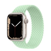 Apple Watch Series 7 41 мм, из алюминия «Сияющая звезда», плетеный монобраслет Фисташковый