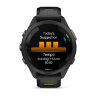 Умные часы Garmin Forerunner 265S 42mm, Black Bezel, Case, Black/Amp Yellow Silicone Band