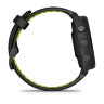 Умные часы Garmin Forerunner 265S 42mm, Black Bezel, Case, Black/Amp Yellow Silicone Band
