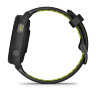 Умные часы Garmin Forerunner 265S 42mm, Black Bezel, Case, Black/Amp Yellow Silicone Band