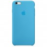 Чехол силиконовый для iPhone 6s Голубой