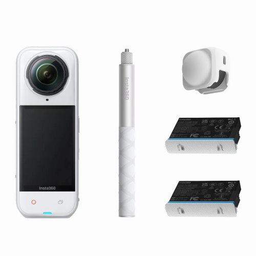 Экшн-камера 360 Insta360 X5 Satin White Starter Bundle