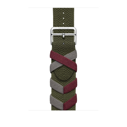 Ремешок Hermes для Apple Watch 46mm Bridon Single Tour - Хаки (Kaki)