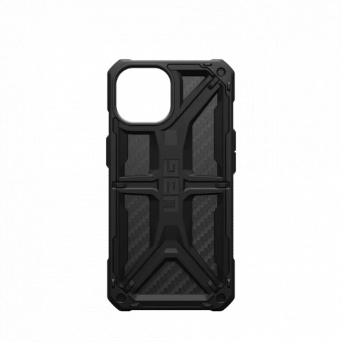 Защитный чехол Uag Monarch для iPhone 15 - Углеродное волокно (Carbon Fiber)