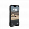 Защитный чехол Uag Monarch для iPhone 15 - Углеродное волокно (Carbon Fiber)