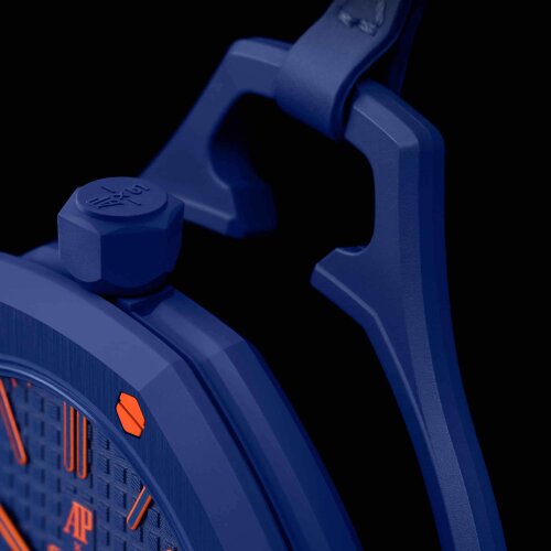 Карманные часы Audemars Piguet Swatch Royal Pop Orenji Hachi (Темно-синий)