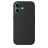 Силиконовый чехол для iPhone 16 с MagSafe - Black (Черный)