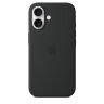 Силиконовый чехол для iPhone 16 с MagSafe - Black (Черный)
