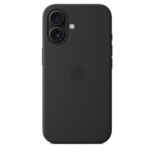 Силиконовый чехол для iPhone 16 с MagSafe - Black (Черный)