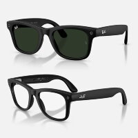 Ray-Ban Meta Gen 3 Wayfarer Transitions (черный матовый / зеленый фотохром)