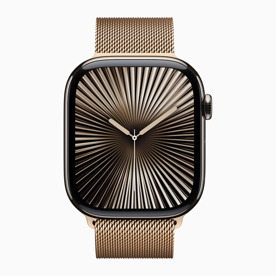 Space grey apple watch with gold band new arrivals