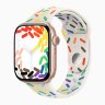 Apple Watch Series 10 46mm, Rose Gold Aluminum Case with Sport Band - Pride Edition