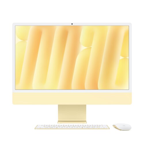 Apple iMac 24 inch (2024, M4, 16GB, 1TB SSD, 10-core GPU) Numeric Yellow