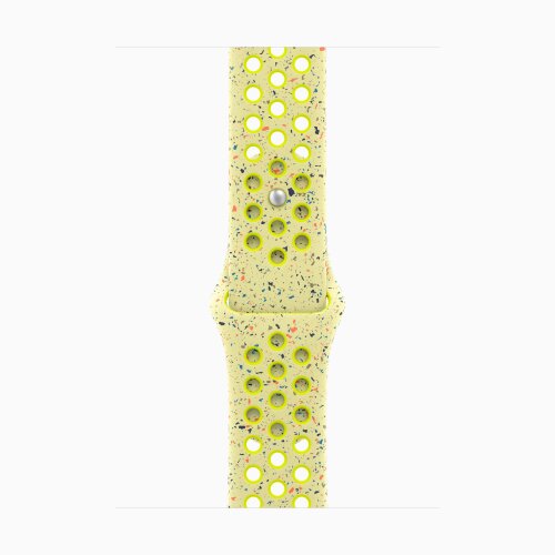 Спортивный ремешок для Apple Watch 46mm Nike Sport Band (M/L) - Желтый (Volt Splash)