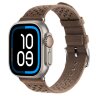 Apple Watch Ultra 2 Hermes 49mm Titanium, ремешок  из текстильного трикотажа коричневый