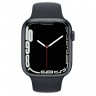 Apple Watch Series 7 45 мм, алюминий и спортивный ремешок в цвете "Тёмная ночь"