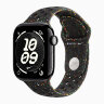 Apple Watch Series 11 42mm, Jet Black Aluminum Case with Nike Sport Band - Midnight Black